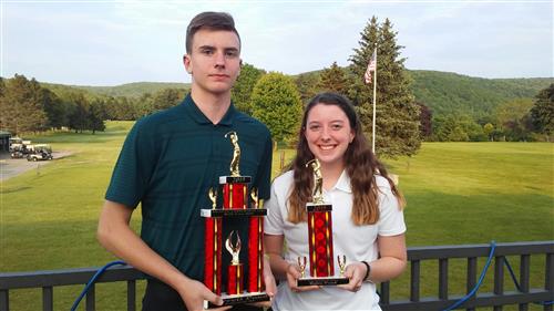 Award Winners: Jarrett Pond (Team MVP), and Haley Pond (Sportsmanship Award)