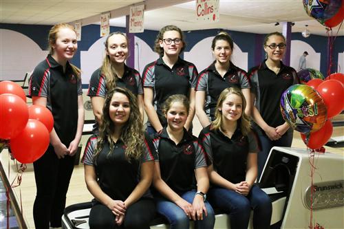 Girls Varsity Bowling Team ”All-Scholar Athlete Team”