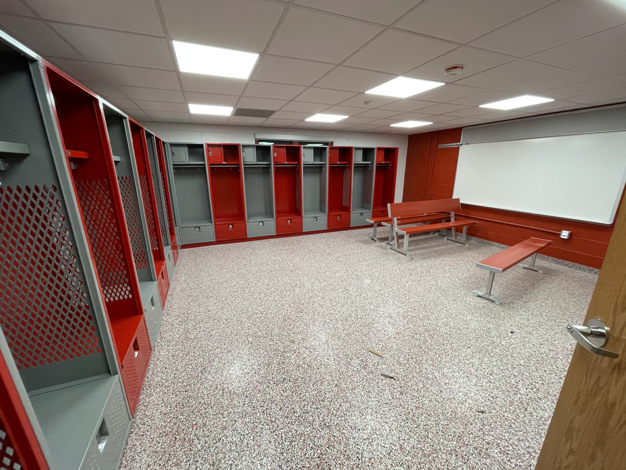 Baseball Clubhouse Team Locker Room