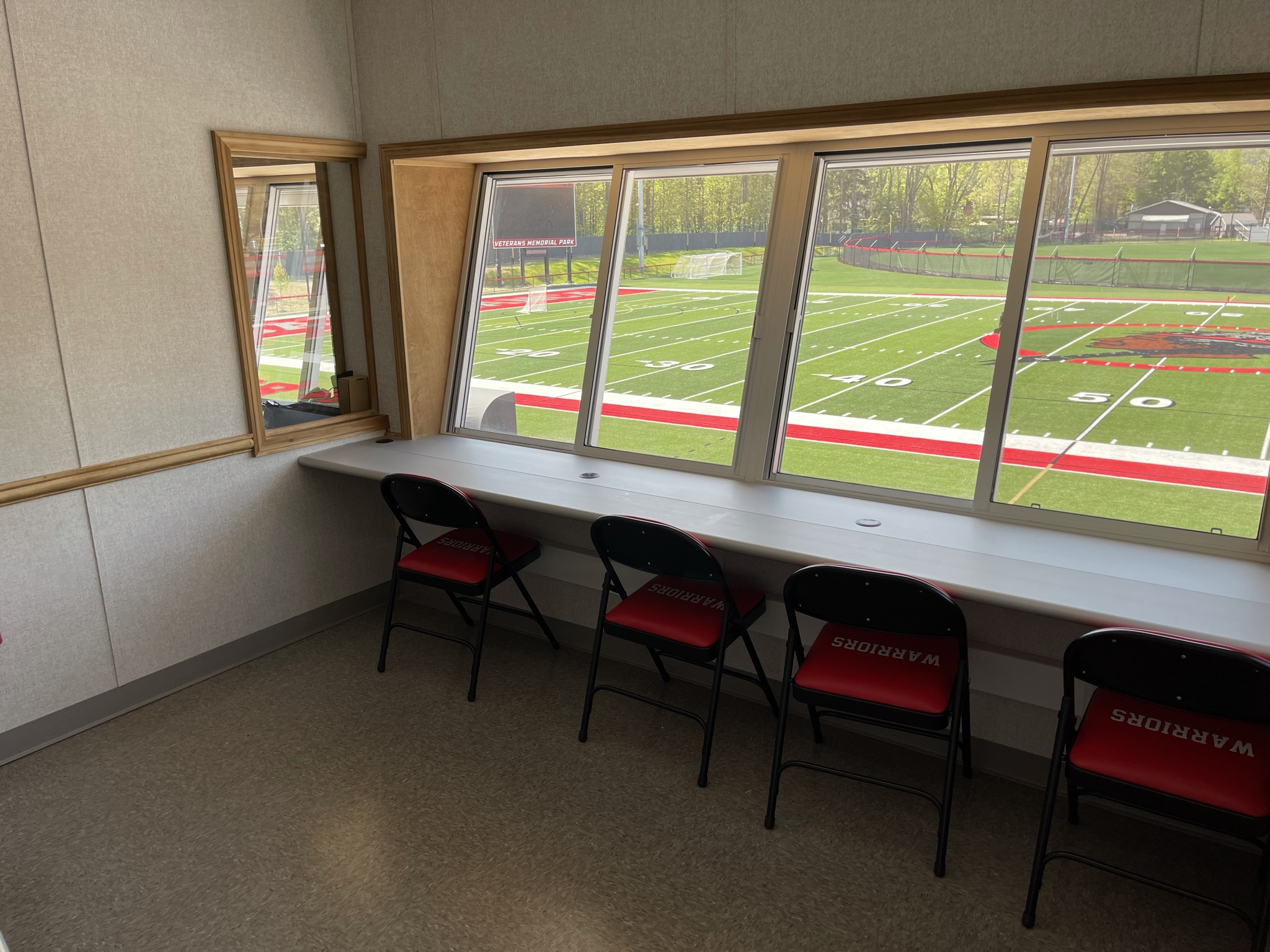 Multipurpose Field Pressbox Coaches Area