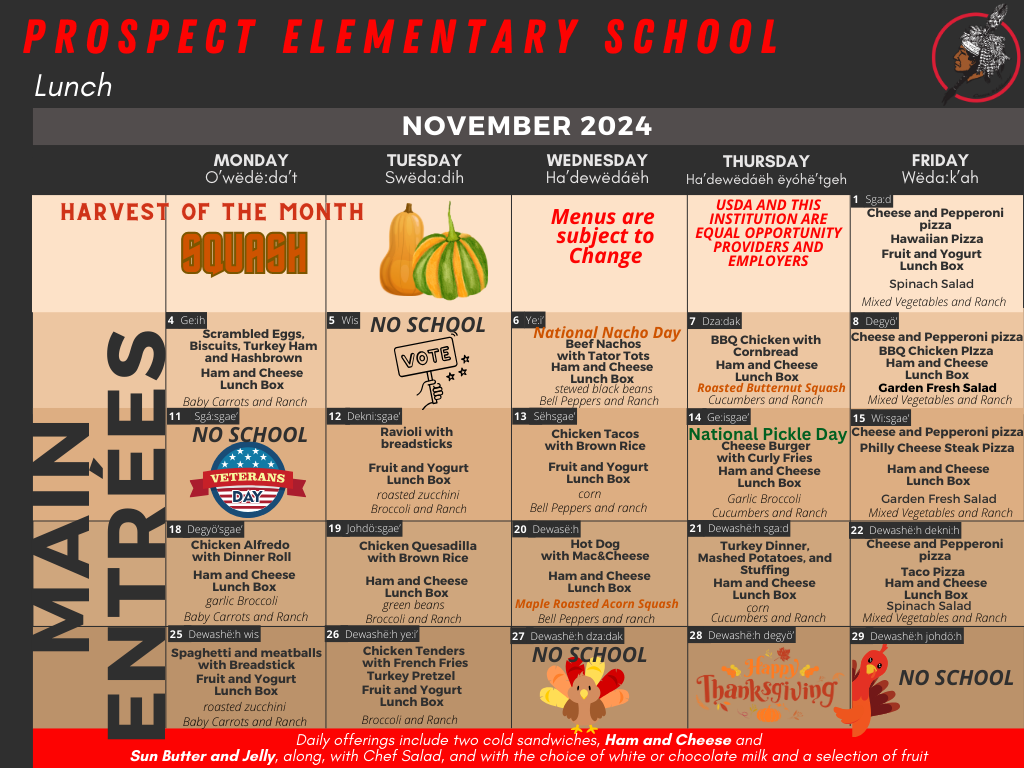 November 2024 Lunch