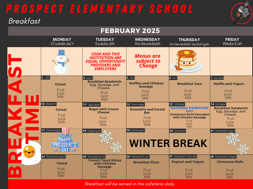 February 2025 Breakfast