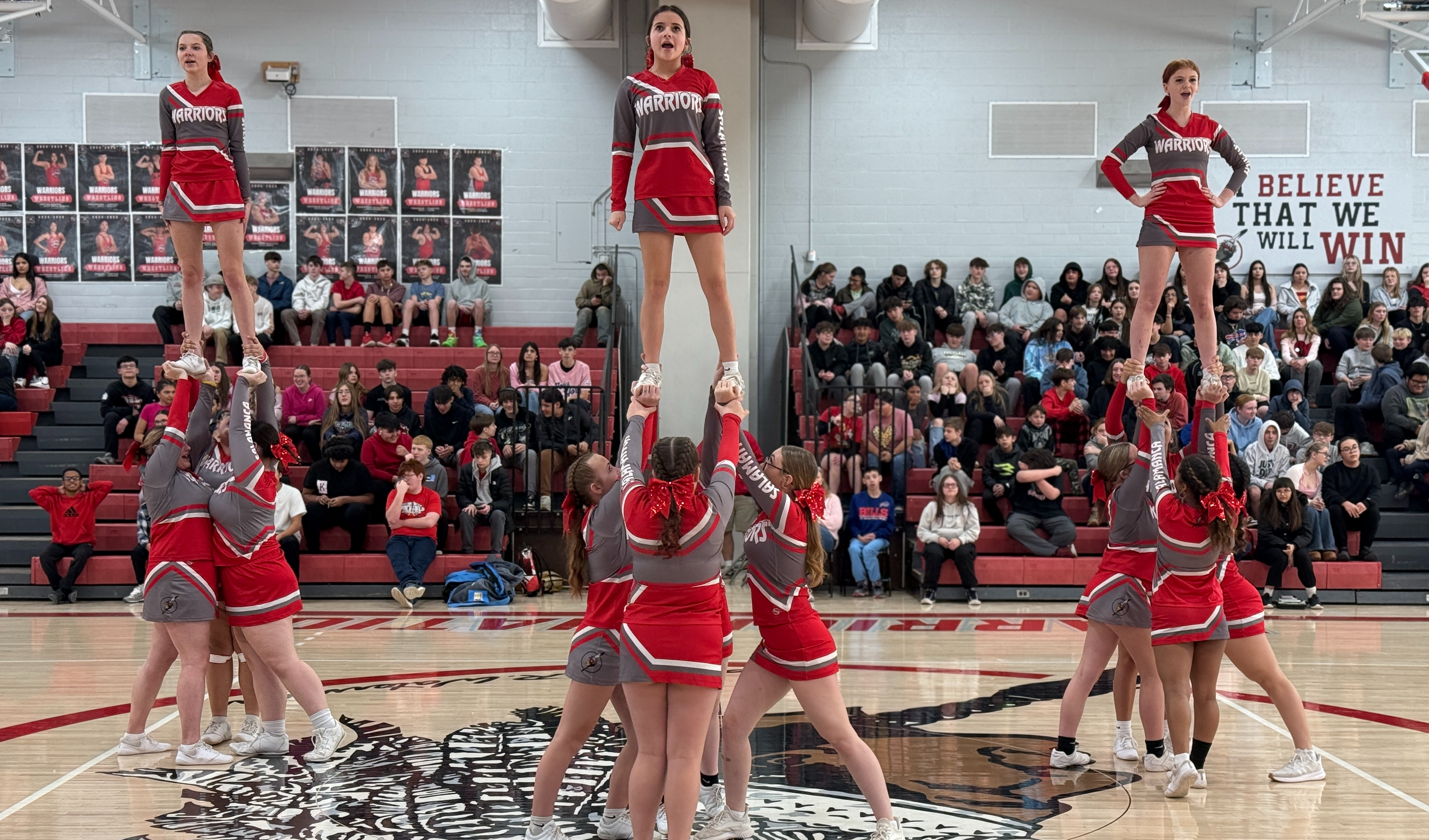 Pep Assembly Cheerleaders