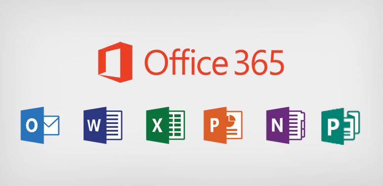Office 365 logo with icons