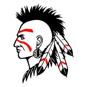 Shawnee Indian Logo Head