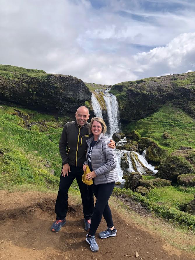 Ryan Ruggles and his wife, in Iceland, one of their favorite destinations to date.