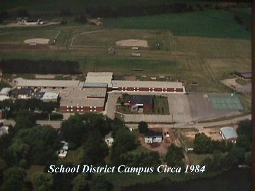 An image of the School District Campus Circa 1984.