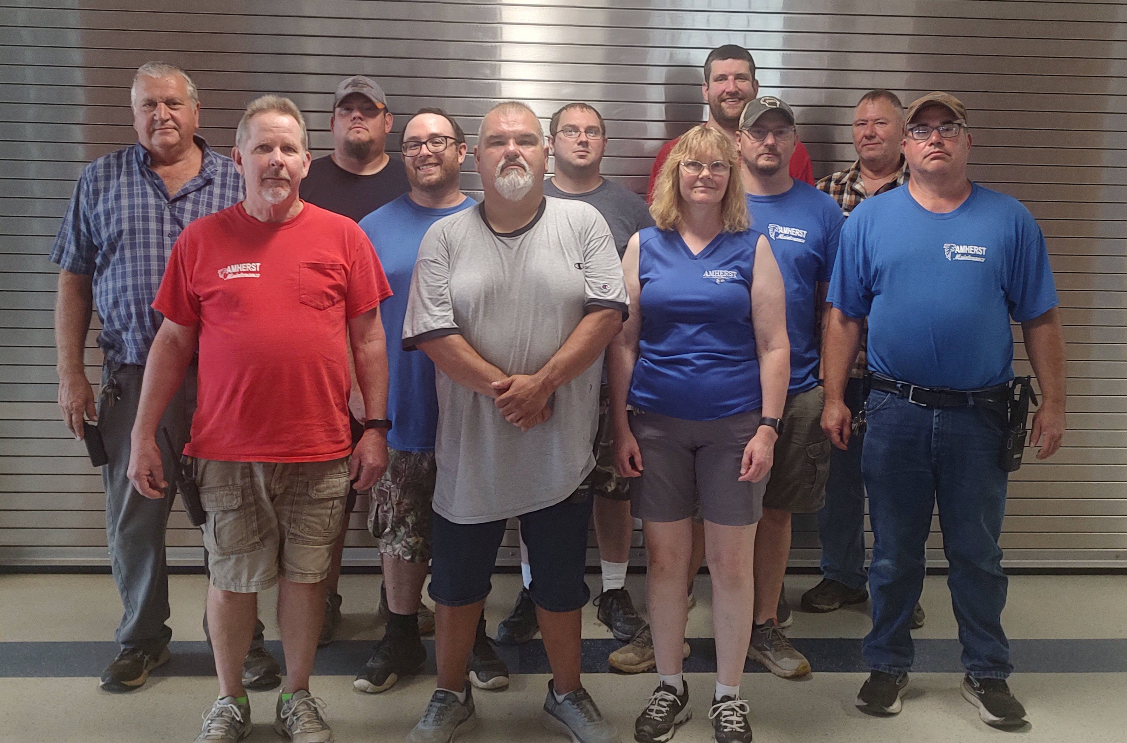 A photo of the maintenance staff.