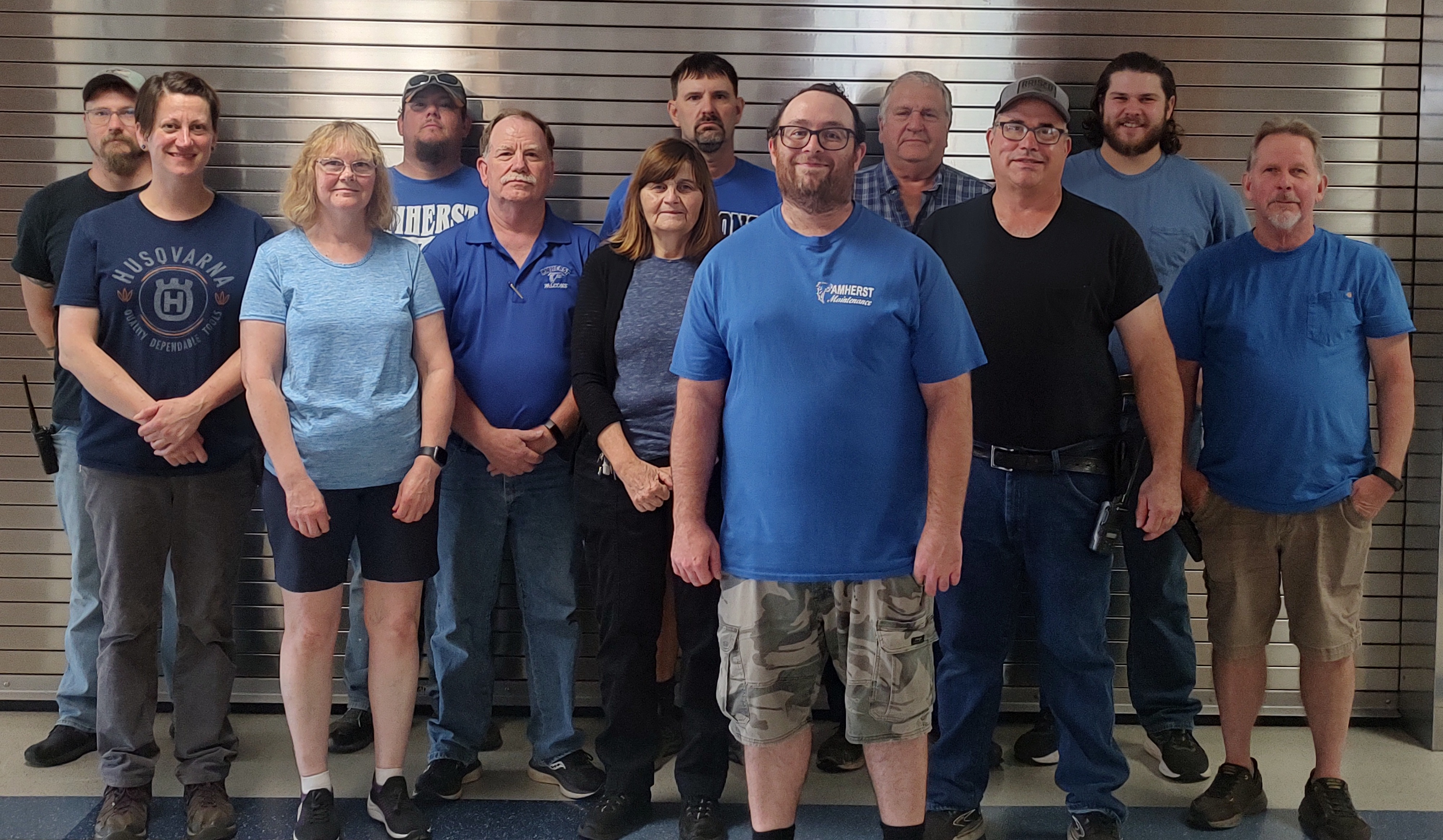 A photo of the maintenance staff.