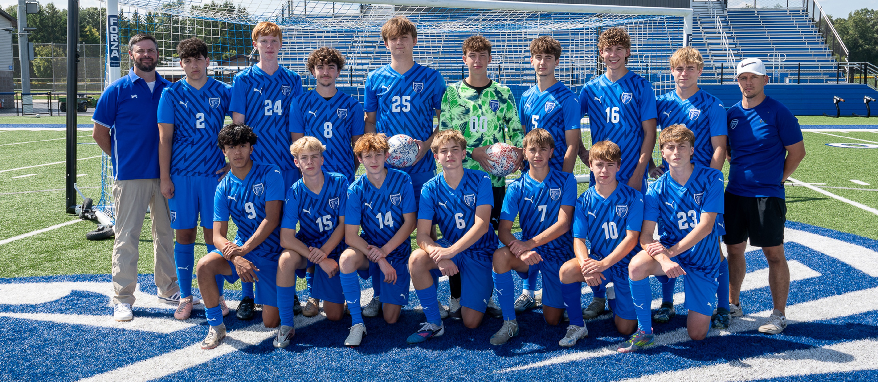 Amherst High School Boys Varsity Soccer Team 2026-27