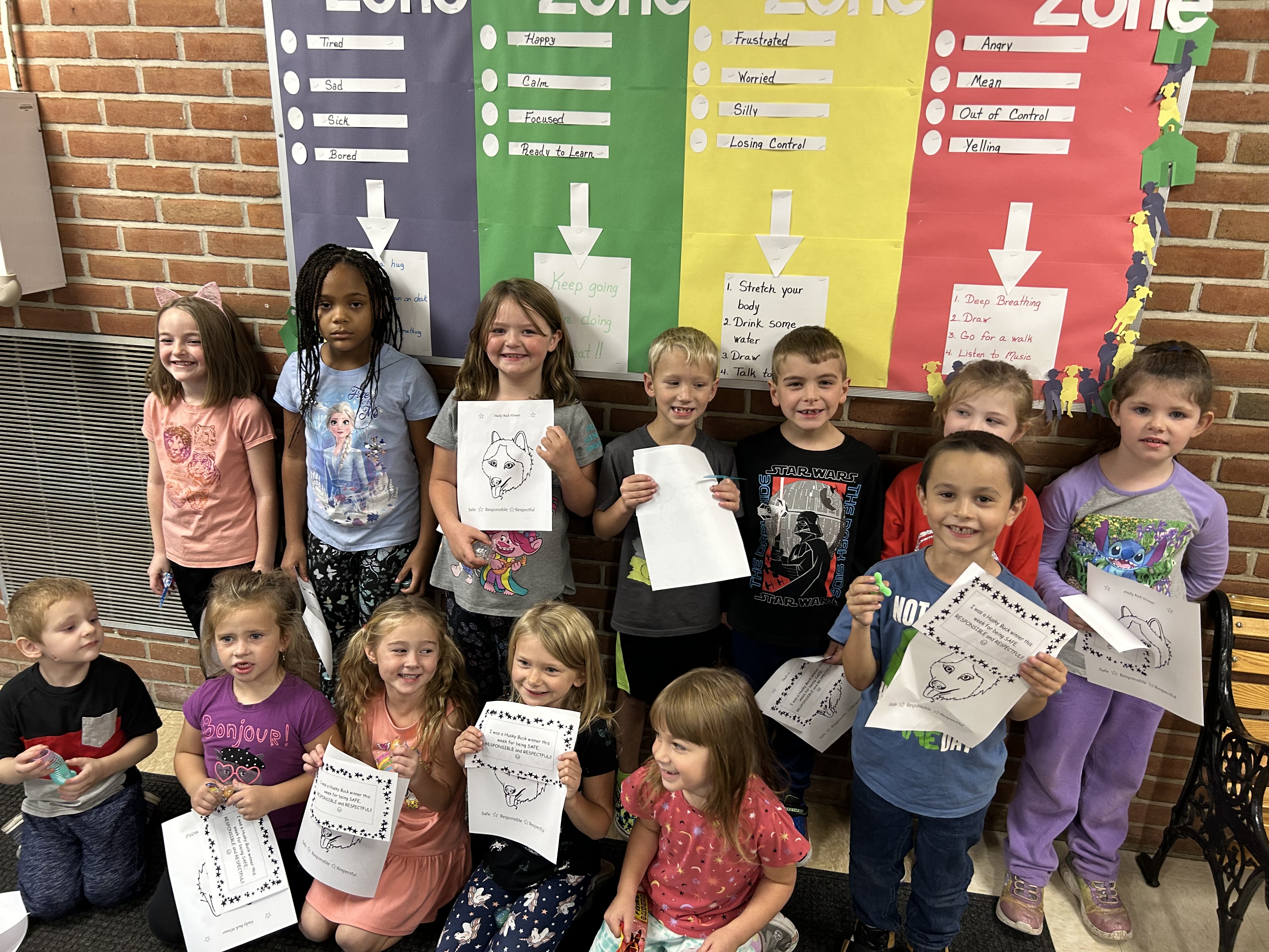 Kingsborough is so proud of our weekly Husky Buck Winners! These students follow the 3 B’s and work hard every day. Great job everyone! 