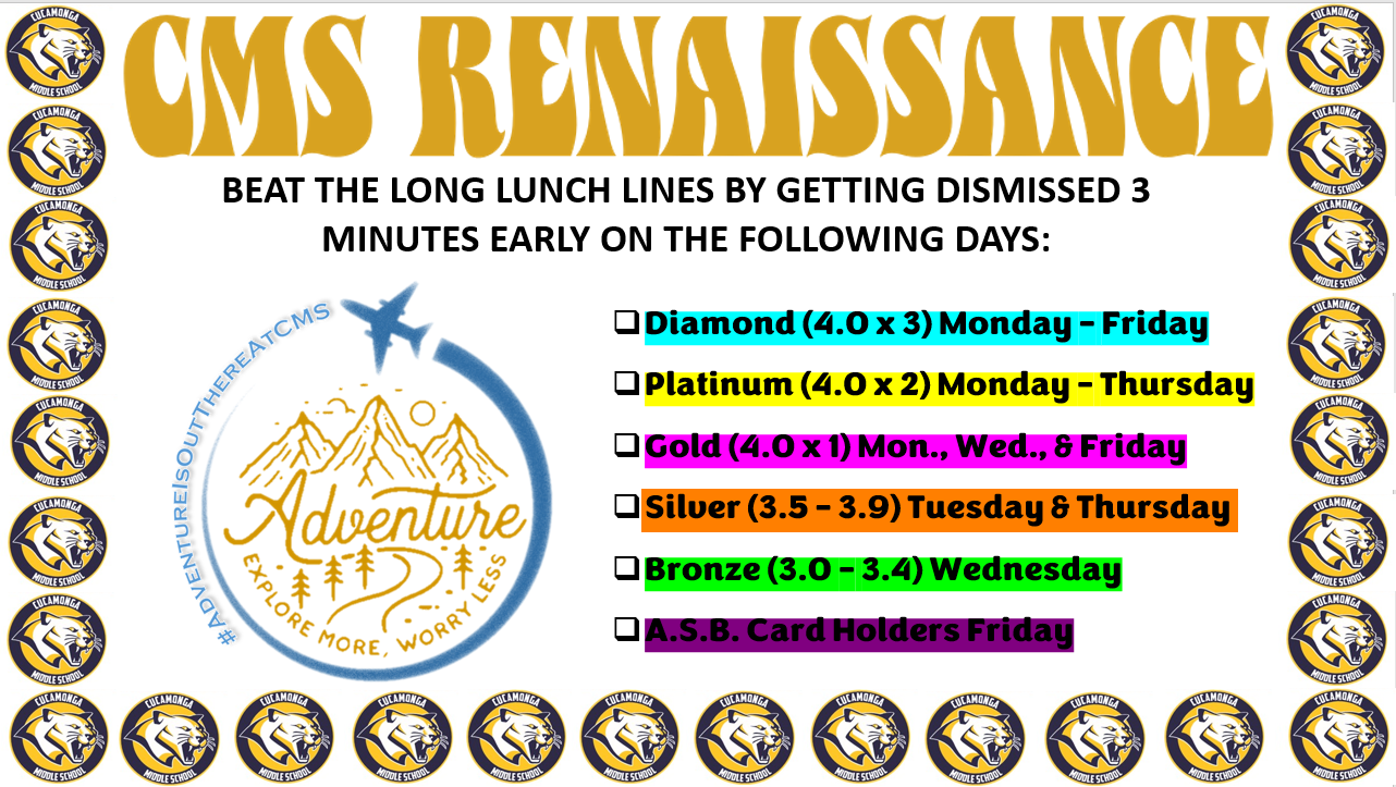Renaissance Early to Lunch
