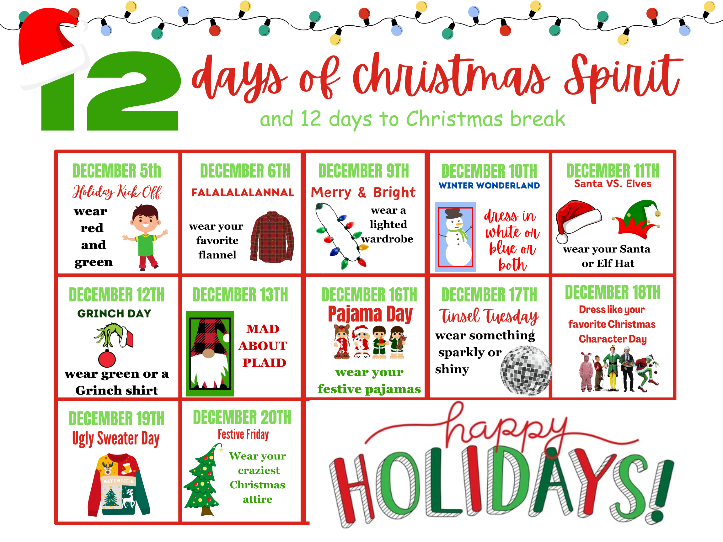 12 Days of xmas