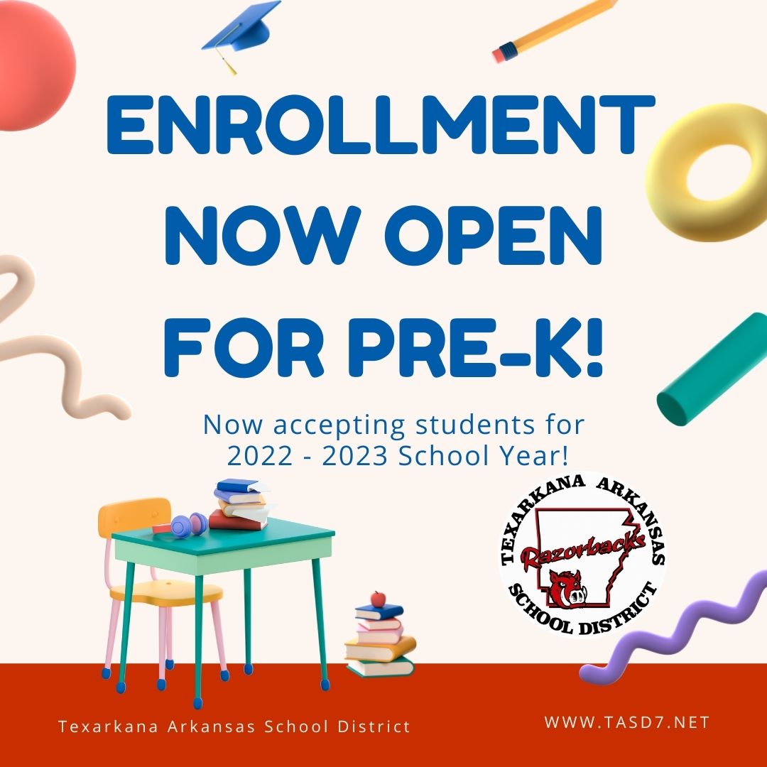 Enrollment now open for Pre-K!