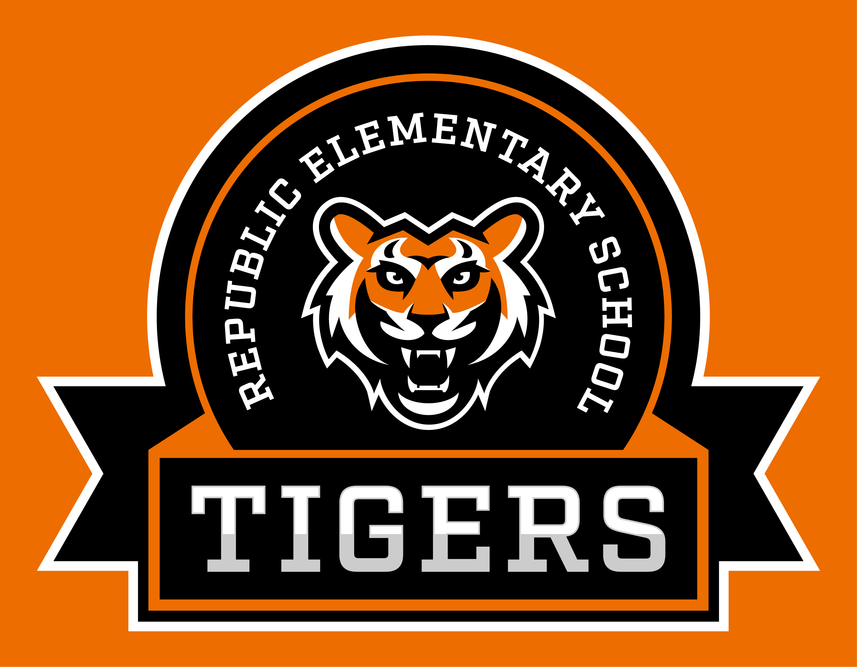 Elementary Logo with  Mascot