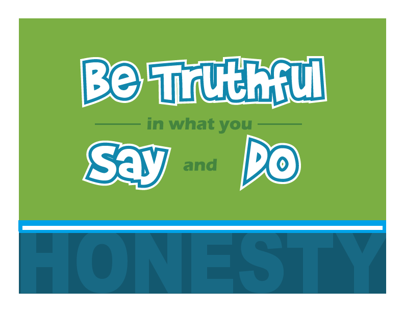 Be Truthful in what you say and do