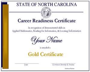 Career Readiness Certificate