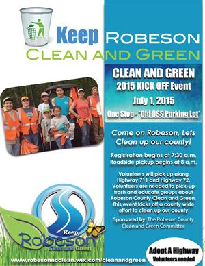 Keep Robeson Clean and green - info.