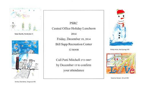 Central Office Holiday Luncheon - info