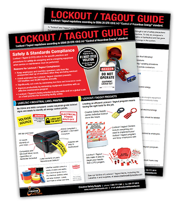 Lockout - Tagout Guide info