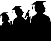 Graduation silhouette