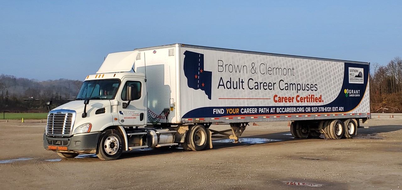 Semi Truck with BCACC name and logo