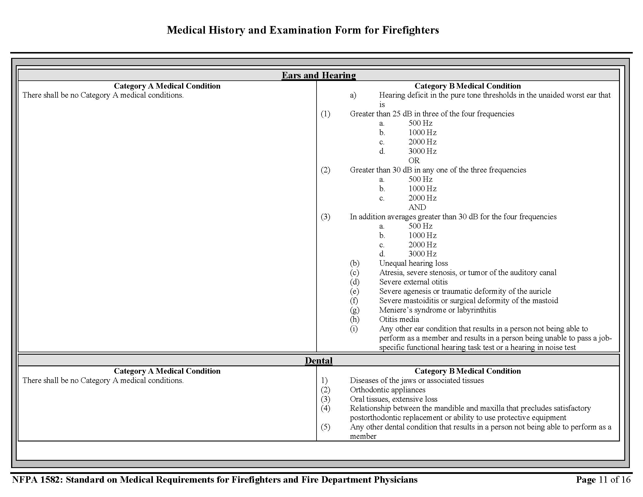 Page 11 of Firefighter Physical Form