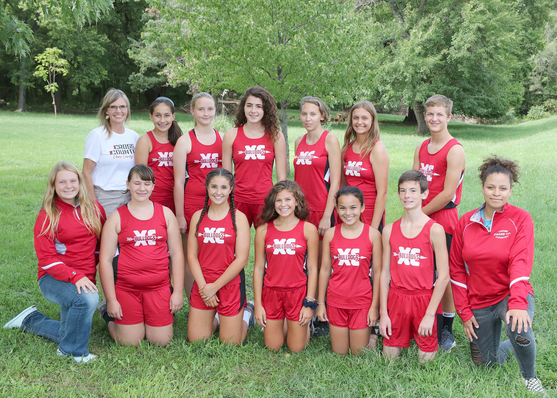 Photo of the JUNIOR HIGH/HIGH SCHOOL CROSS COUNTRY team.