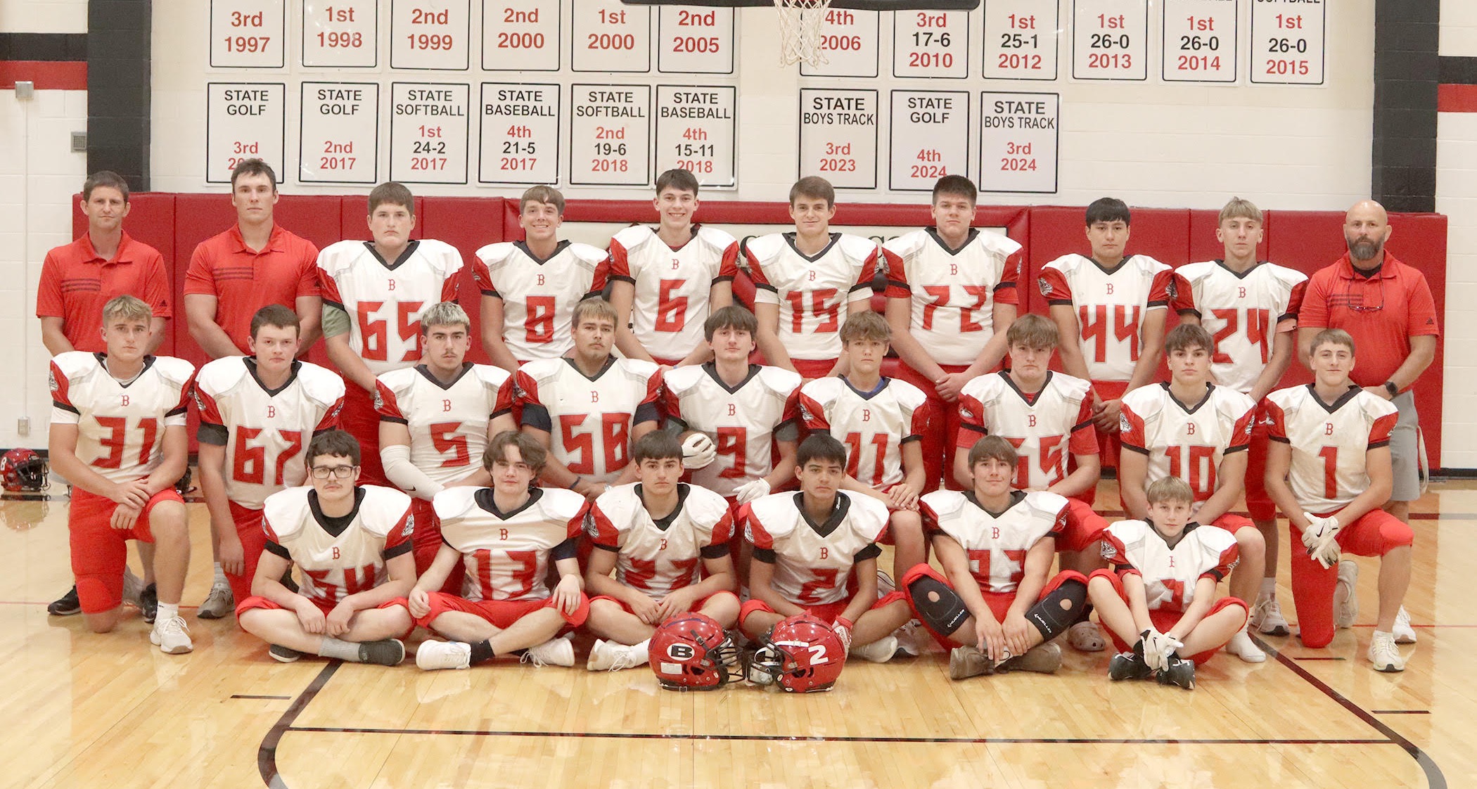 High-School boys football team