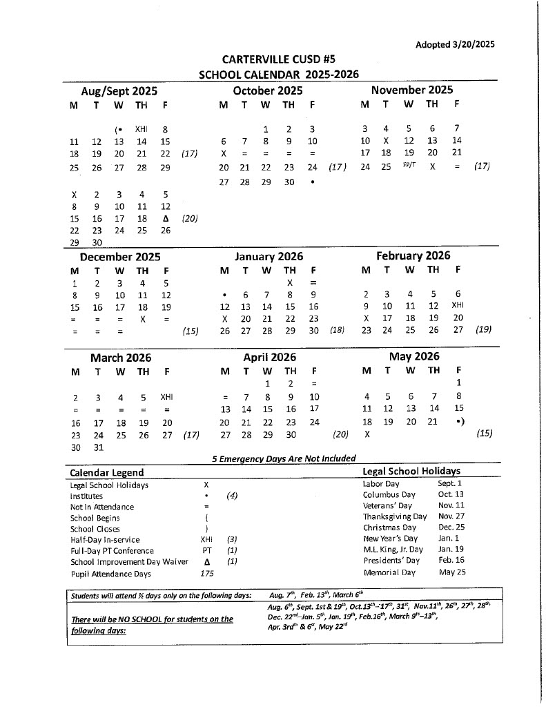 Calendar