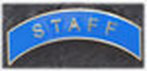 	Staff - Awarded to the Regimental staff and Battalion Staff cadets.