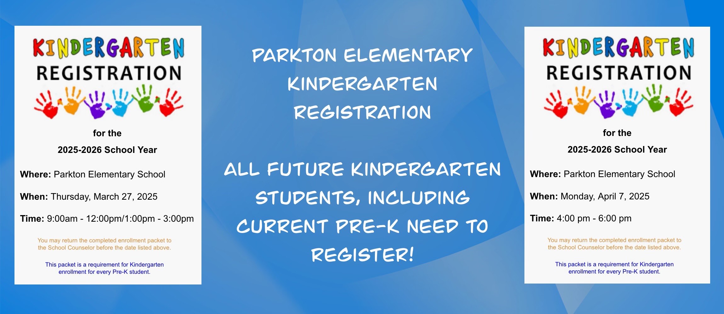 Kindergarten Registration