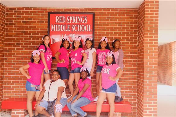 Cheerleading team