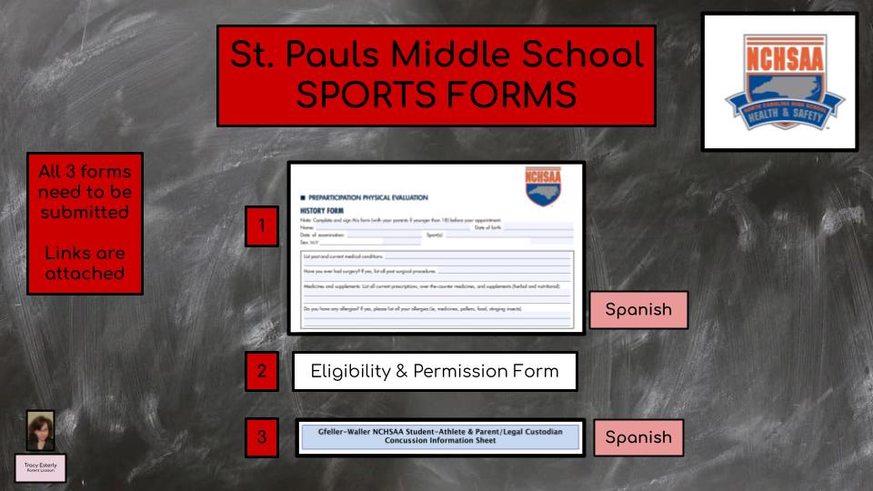 ATHLETICS St. Pauls Middle School
