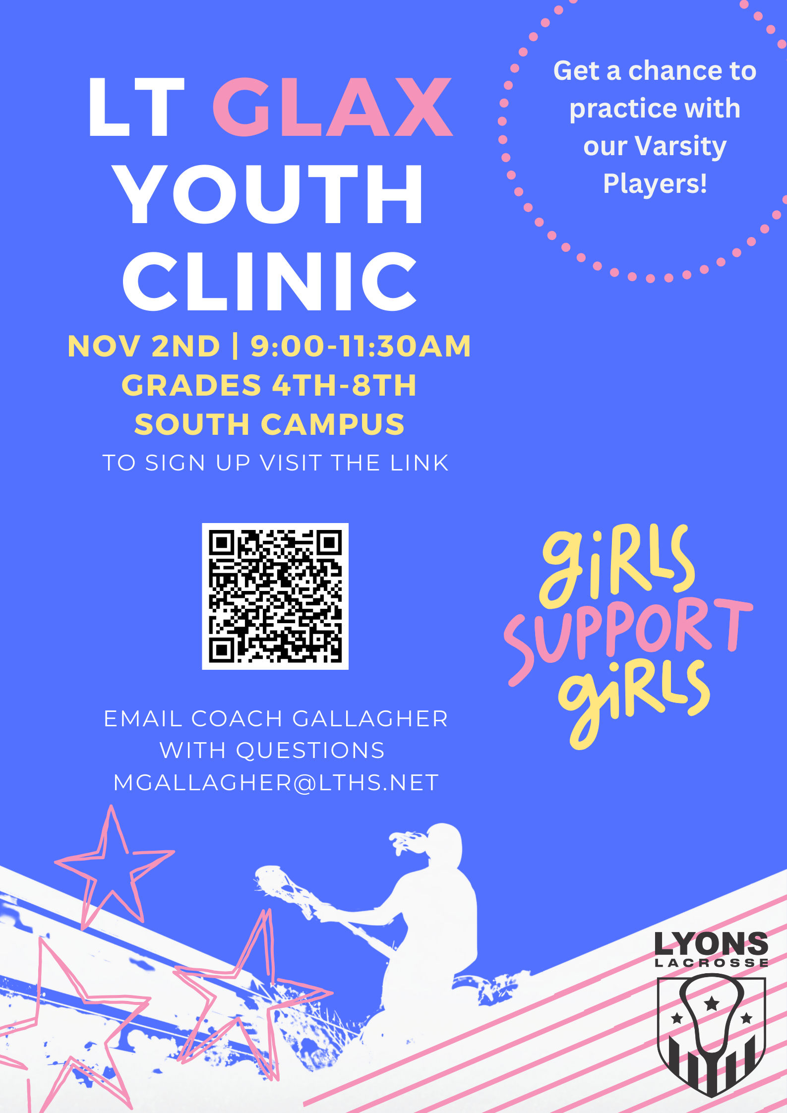 GIRLS LACROSSE 2024 SKILLS CAMP