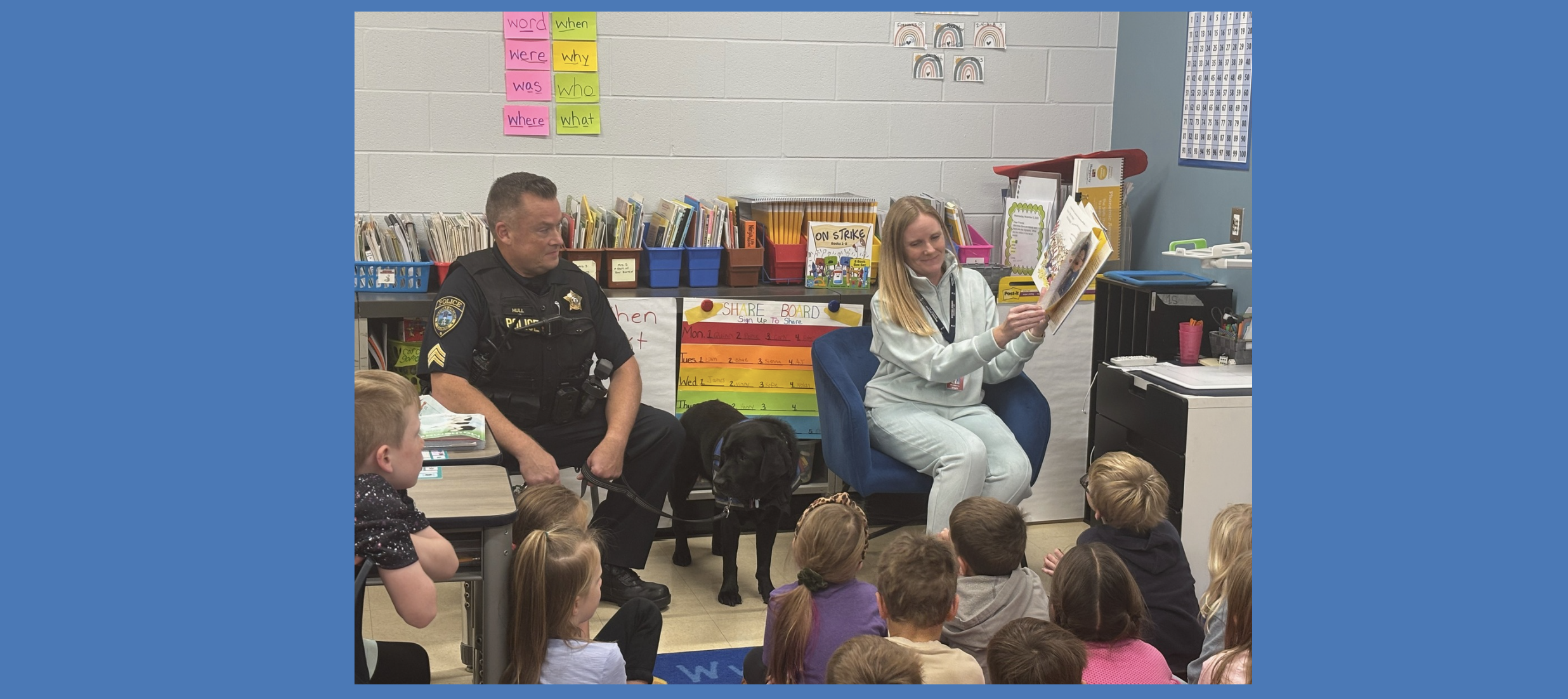 Officer Hall and Pippin