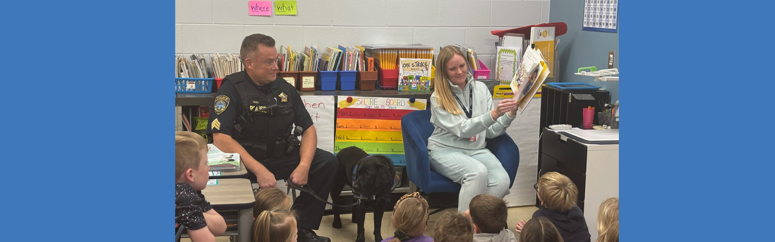 Officer Hull and Pippin