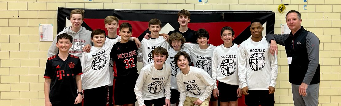 7th grade red basketball team conference champions