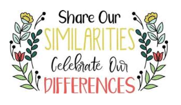 Share our similarities celebrate our diferences