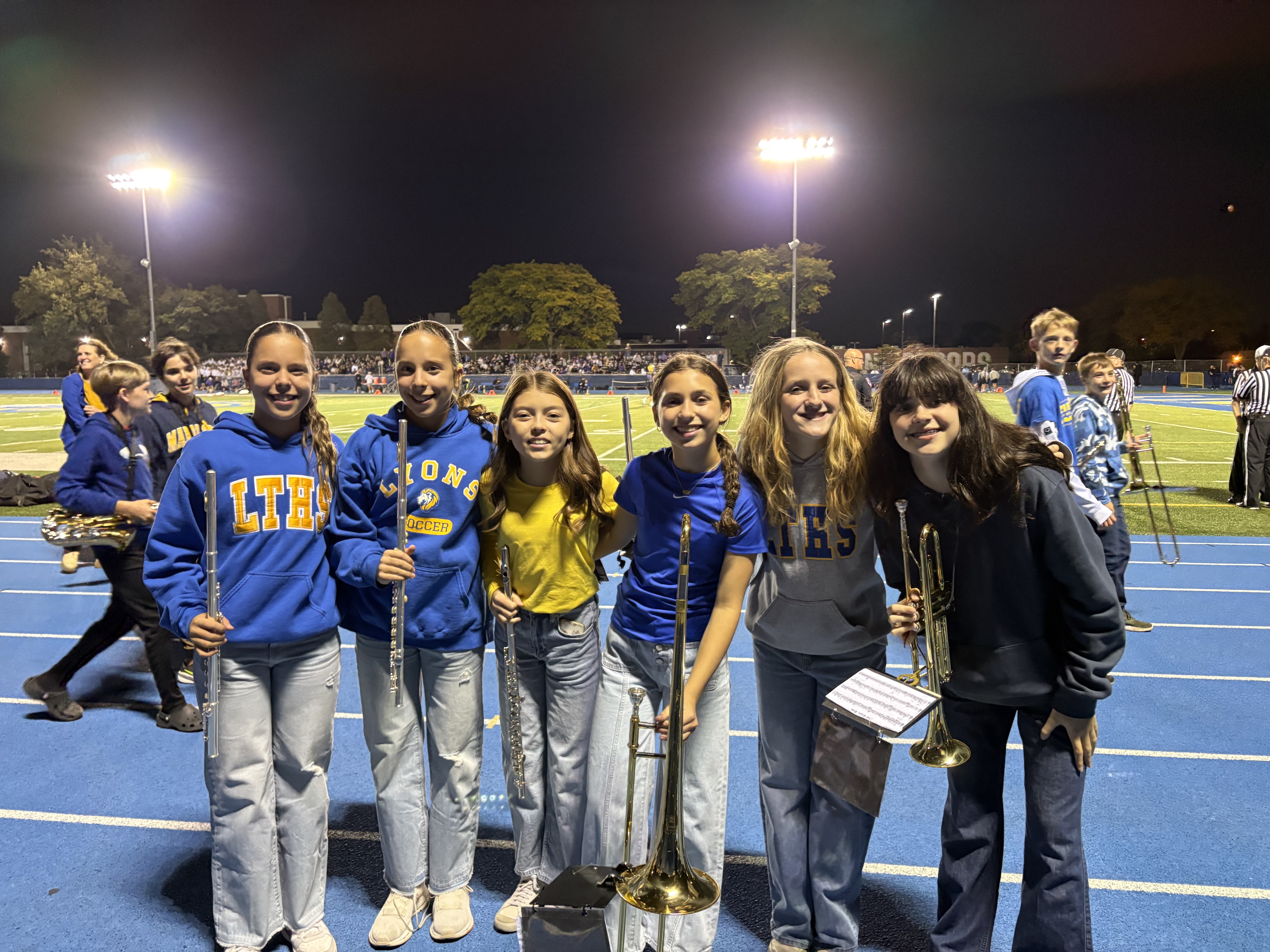 Band at LT football game