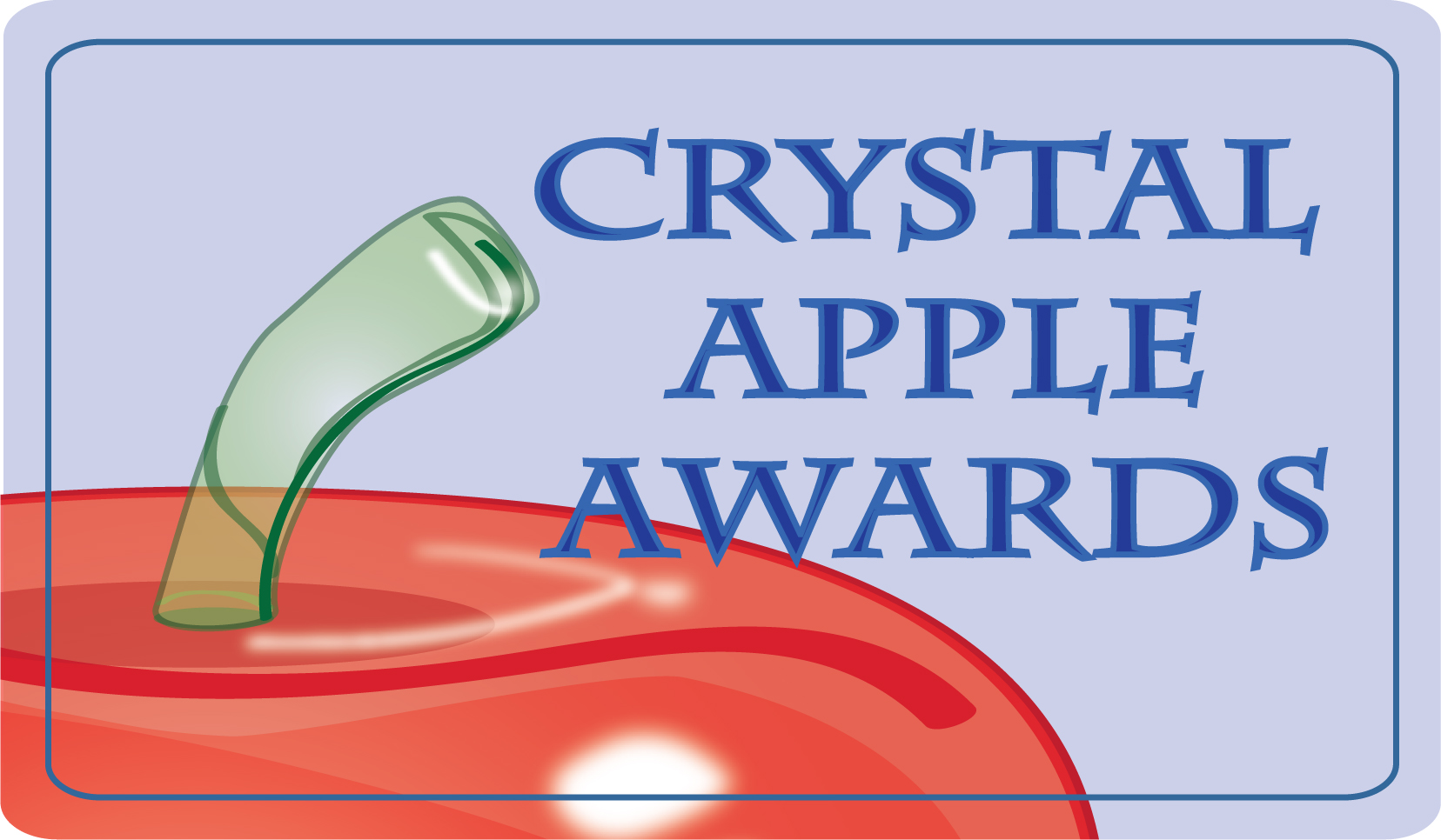 crystal apple logo