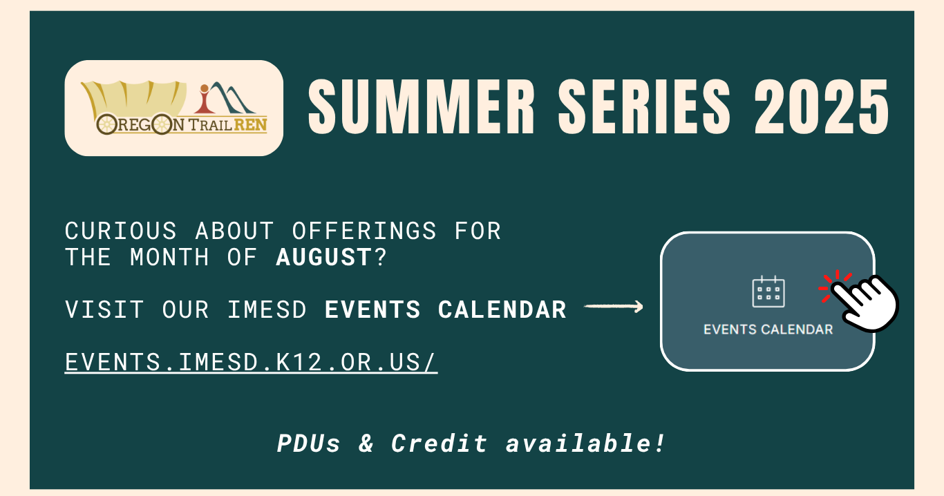Summer Series 2025. View August offerings on our Professional Development Calendar