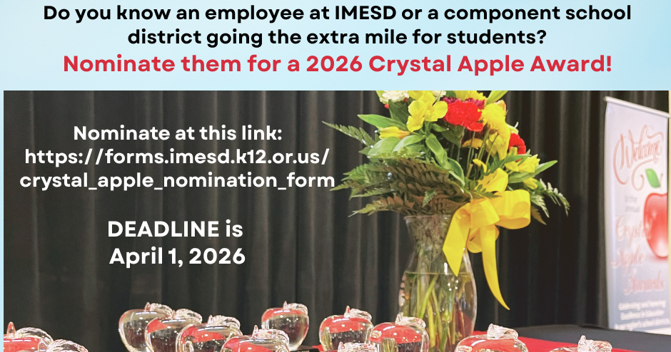 IM regional teacher of the year 