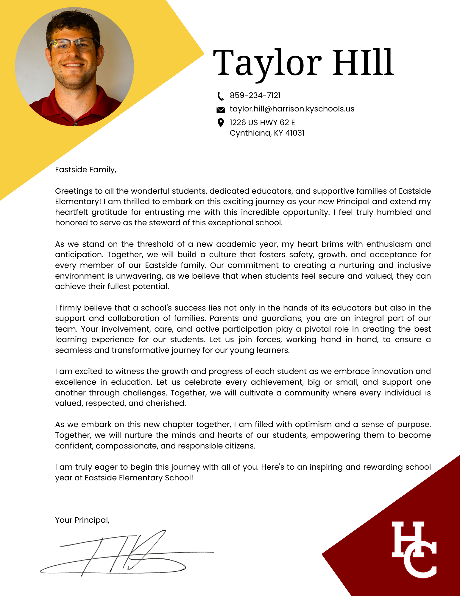 Principal's Message