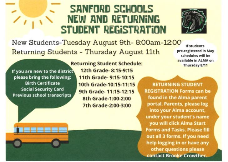 Elementary Home Page Sanford School District