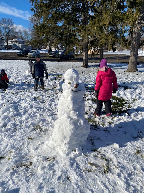 Snowman making