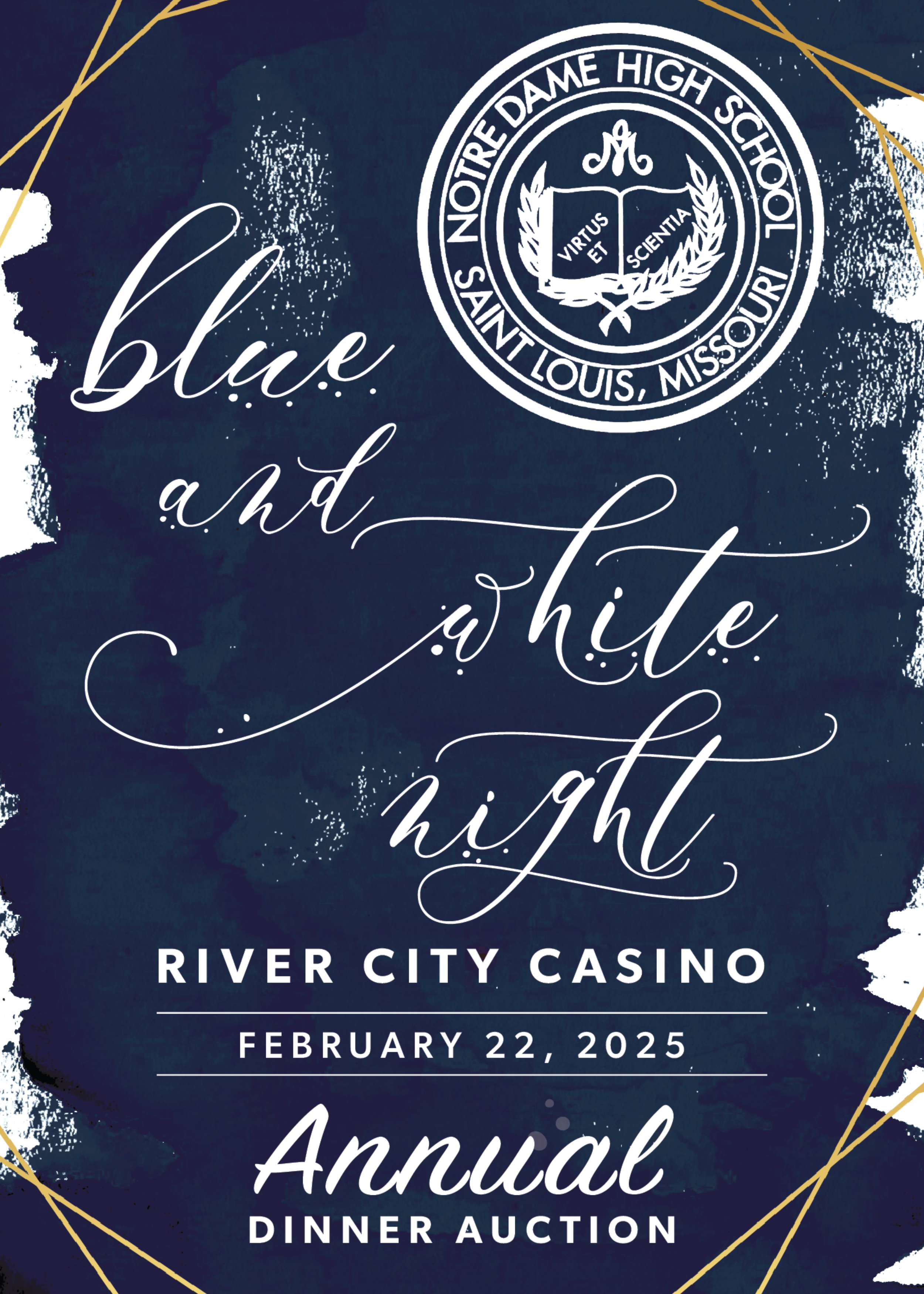 Blue & White Dinner Auction