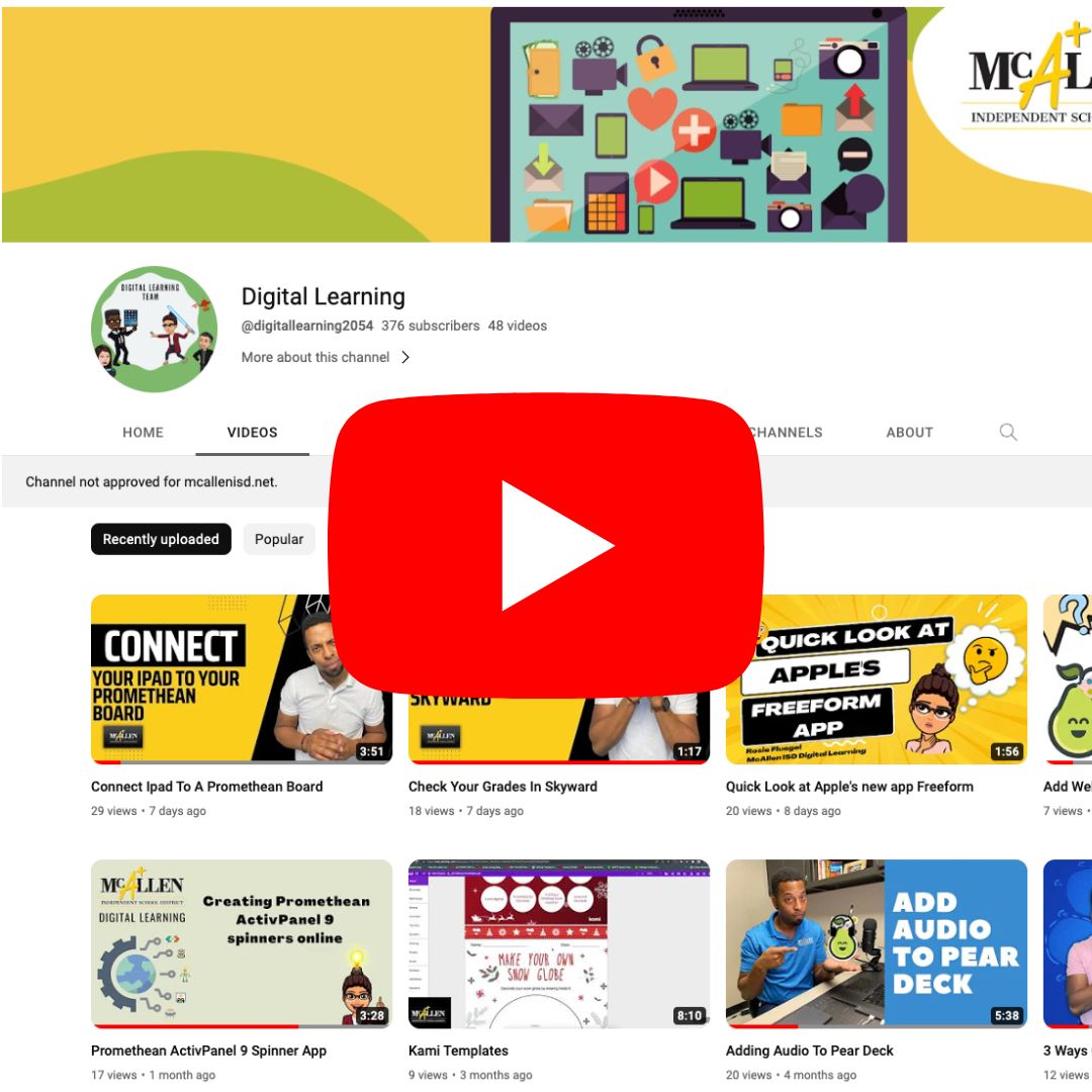 Digital Learning and Library Services McAllen Independent School District