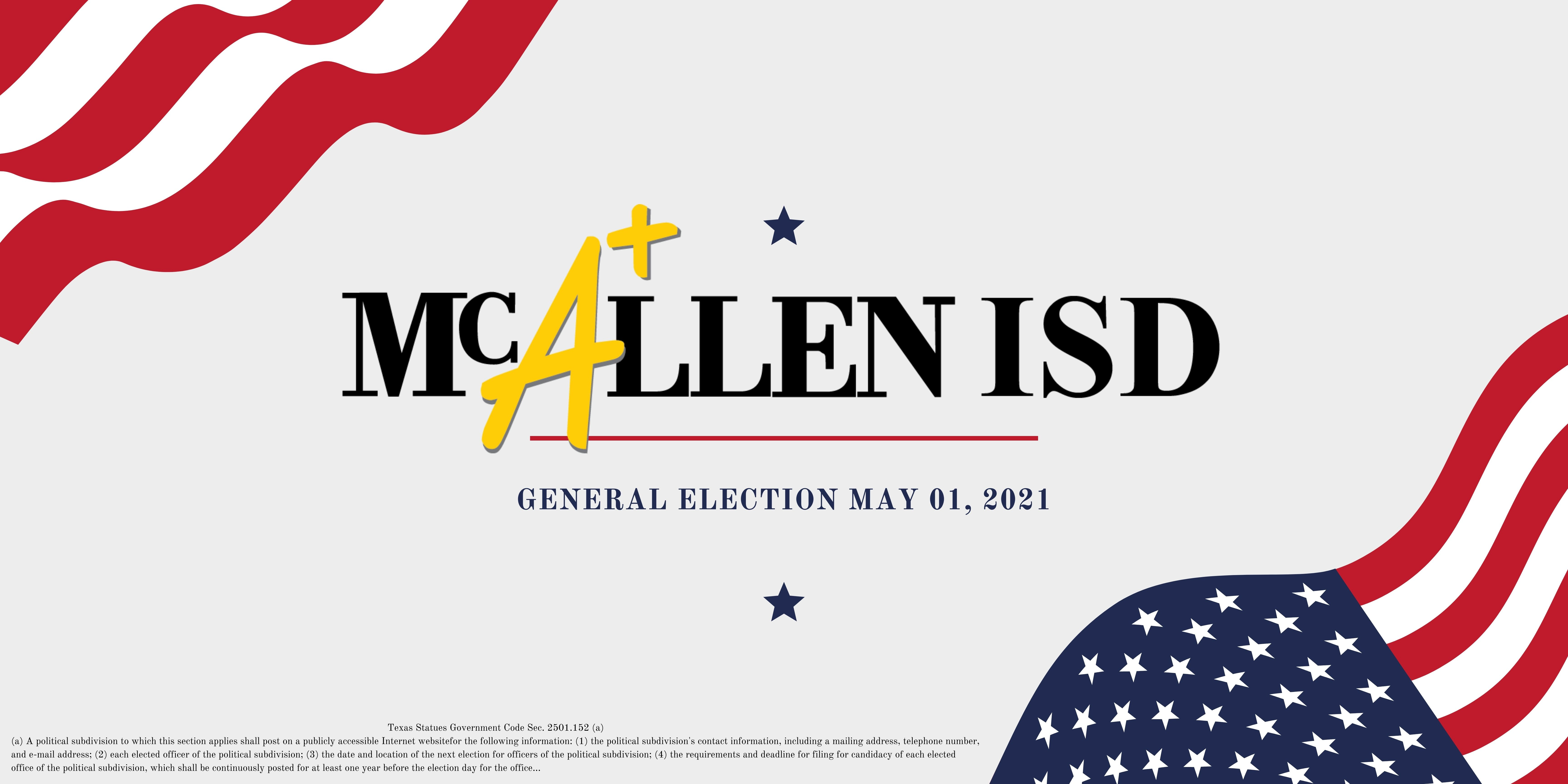 McAllen ISD General Election May 01, 2021 Photo