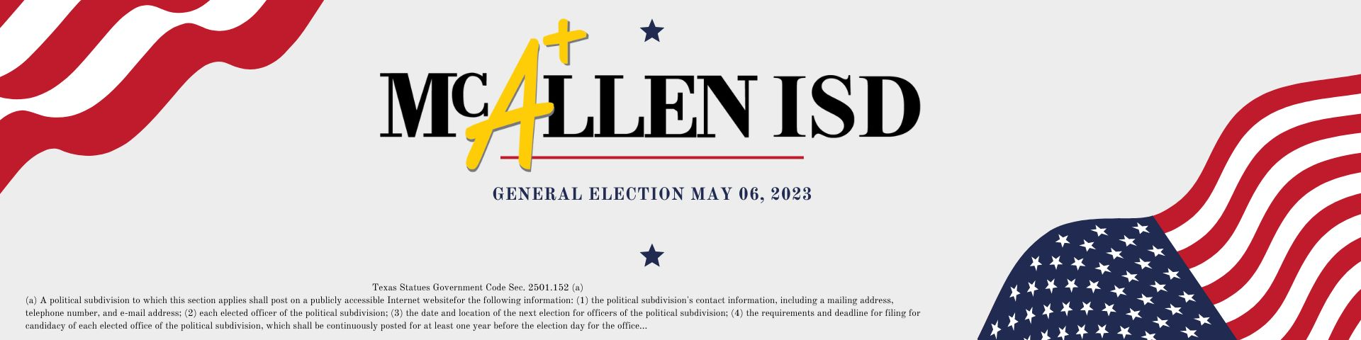 McAllen ISD General Election May 06, 2023 Photo